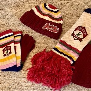 Juicy Couture winter weather collegiate style set